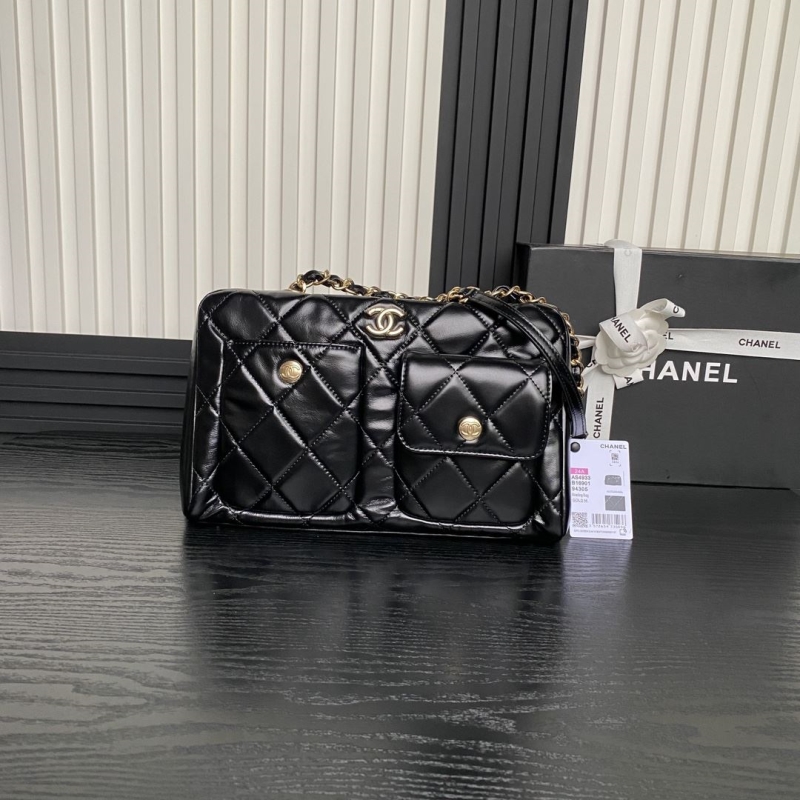 Ch*el top handle bags